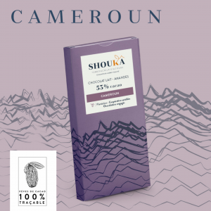 Chocolat Lait – Amandes – 53% Cacao<br><small class="productArchive-tag">CAMEROUN</small>