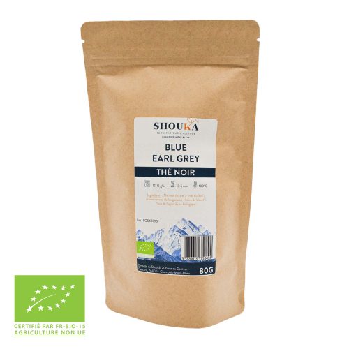 Thé bio Blue Earl Grey en sachet