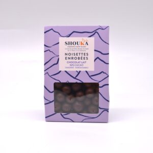 Noisettes Enrobées au Chocolat au Lait 52% Cacao BIO<br><small class="productArchive-tag">MOINS OU = À 60%</small>