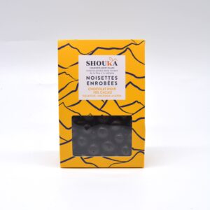 Noisettes enrobées au Chocolat Noir 70% Cacao Bio<br><small class="productArchive-tag">ENTRE 70 ET 80%</small>