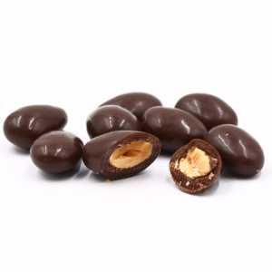 Tube Amandes enrobées au Chocolat au lait 53% Cacao<br><small class="productArchive-tag">ÉQUATEUR</small>
