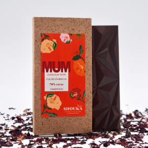 Chocolat Noir – Fleurs d’Hibiscus – 70% Cacao