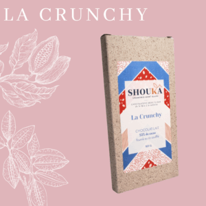 La Crunchy – Chocolat lait – 53% cacao – fourrée au riz soufflé<br><small class="productArchive-tag">CAMEROUN</small>
