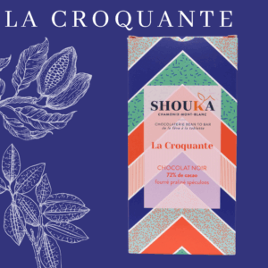 La Croquante – Chocolat noir – 72% cacao – fourrée praliné spéculoos<br><small class="productArchive-tag">BRÉSIL</small>