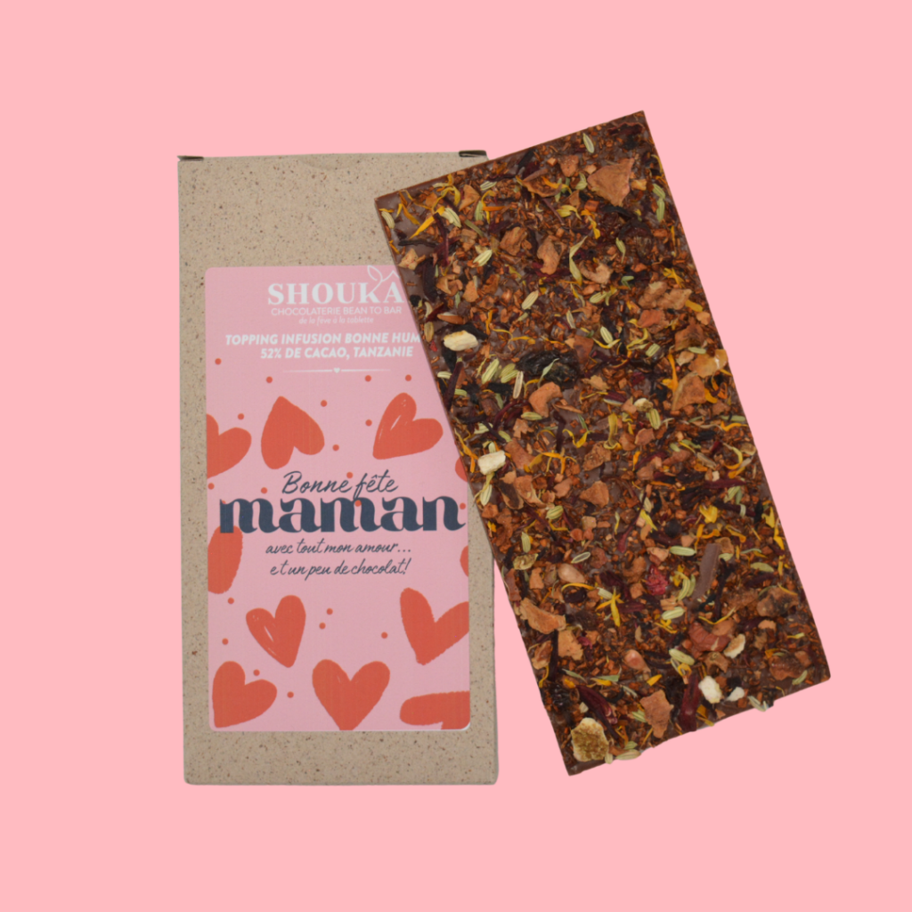 FDM - photo produit infusion bonne humeur - fond rose